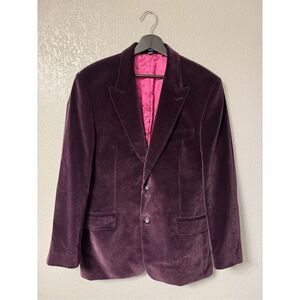Boden Men’s Purple Velvet Blazer Jacket Size 40R